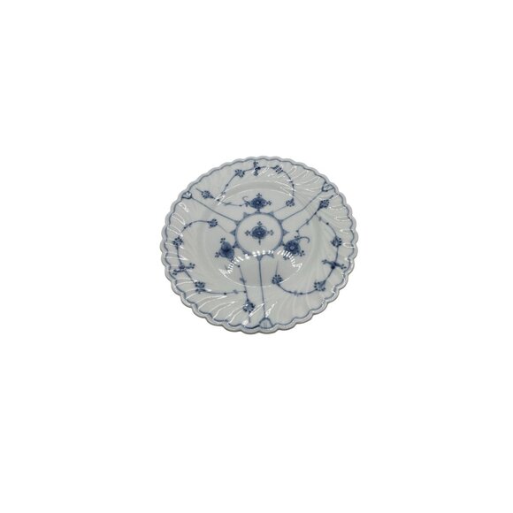 Vintage Porsgrund Bogstad Stra Pattern Norway Porcelain Blue salad plate Saucer - Picture 3 of 6
